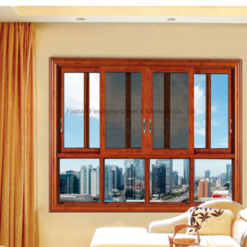 Feelingtop Ventanas correderas de aluminio fabricadas en China con mosquitera (FT-W80 / 126)